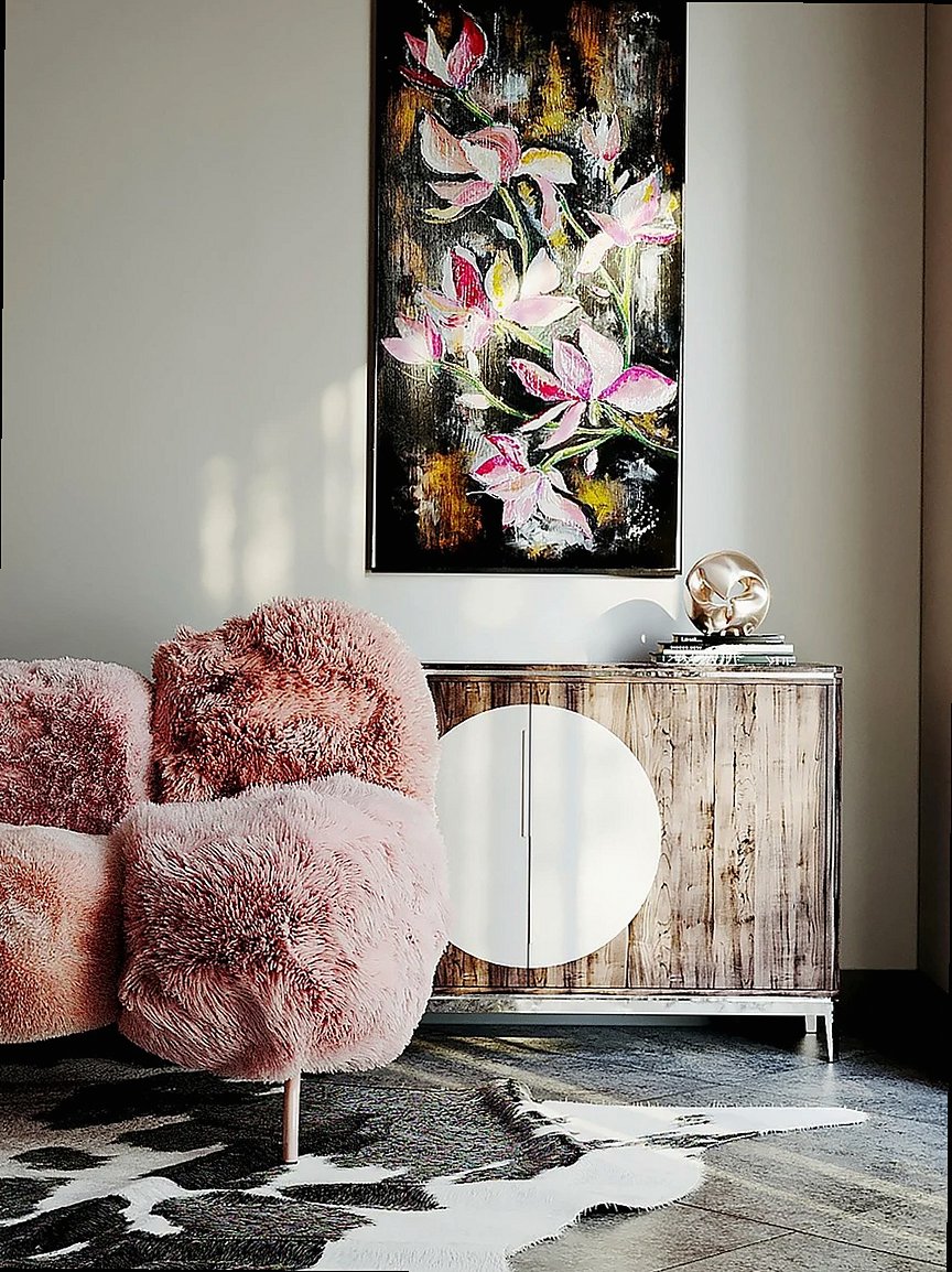 furniture, armchair, room, painting, living room, apartment, interior, living room, living room, living room, living roo